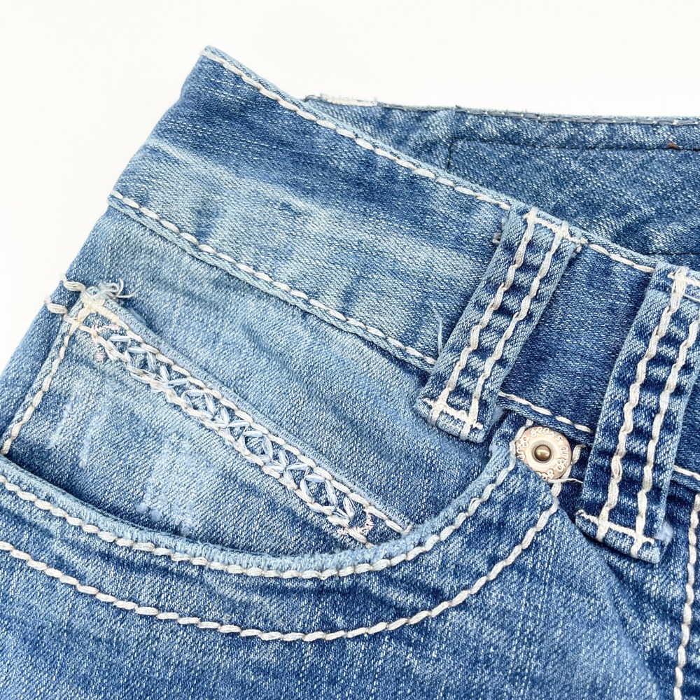 Ariya Jeans Womens Bootcut Jeans Size 14 Y2K Western Cowgirl Rodeo Preppy Girly - Picture 7 of 15